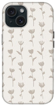 Load image into Gallery viewer, Ink Flower Pattern - Phone Case