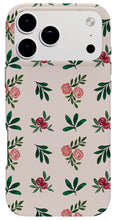Load image into Gallery viewer, Pink Roses and Leaves Pattern - Phone Case