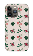 Load image into Gallery viewer, Pink Roses and Leaves Pattern - Phone Case
