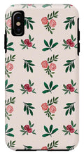 Load image into Gallery viewer, Pink Roses and Leaves Pattern - Phone Case