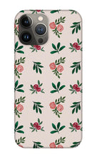 Load image into Gallery viewer, Pink Roses and Leaves Pattern - Phone Case
