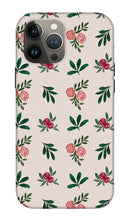 Load image into Gallery viewer, Pink Roses and Leaves Pattern - Phone Case