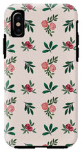 Load image into Gallery viewer, Pink Roses and Leaves Pattern - Phone Case