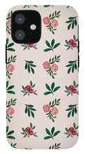 Load image into Gallery viewer, Pink Roses and Leaves Pattern - Phone Case
