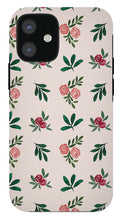 Load image into Gallery viewer, Pink Roses and Leaves Pattern - Phone Case