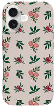 Load image into Gallery viewer, Pink Roses and Leaves Pattern - Phone Case
