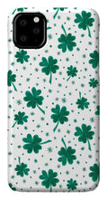 Load image into Gallery viewer, Four Leaf Clover St. Patrick's Day Pattern - Phone Case