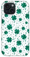 Load image into Gallery viewer, Four Leaf Clover St. Patrick's Day Pattern - Phone Case