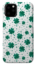 Load image into Gallery viewer, Four Leaf Clover St. Patrick's Day Pattern - Phone Case