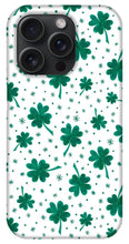 Load image into Gallery viewer, Four Leaf Clover St. Patrick's Day Pattern - Phone Case