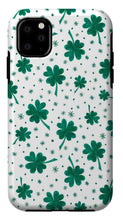 Load image into Gallery viewer, Four Leaf Clover St. Patrick's Day Pattern - Phone Case
