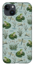 Load image into Gallery viewer, Frog and Dragonfly Pattern - Phone Case