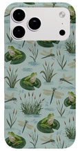 Load image into Gallery viewer, Frog and Dragonfly Pattern - Phone Case