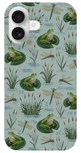 Load image into Gallery viewer, Frog and Dragonfly Pattern - Phone Case