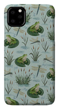 Load image into Gallery viewer, Frog and Dragonfly Pattern - Phone Case