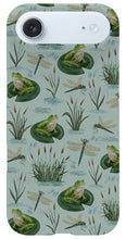 Load image into Gallery viewer, Frog and Dragonfly Pattern - Phone Case