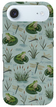 Load image into Gallery viewer, Frog and Dragonfly Pattern - Phone Case