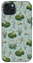 Load image into Gallery viewer, Frog and Dragonfly Pattern - Phone Case