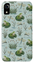 Load image into Gallery viewer, Frog and Dragonfly Pattern - Phone Case