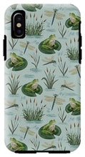 Load image into Gallery viewer, Frog and Dragonfly Pattern - Phone Case