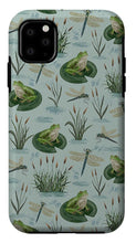 Load image into Gallery viewer, Frog and Dragonfly Pattern - Phone Case