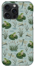 Load image into Gallery viewer, Frog and Dragonfly Pattern - Phone Case