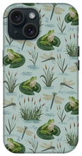Load image into Gallery viewer, Frog and Dragonfly Pattern - Phone Case