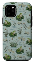 Load image into Gallery viewer, Frog and Dragonfly Pattern - Phone Case