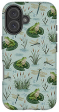 Load image into Gallery viewer, Frog and Dragonfly Pattern - Phone Case