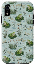 Load image into Gallery viewer, Frog and Dragonfly Pattern - Phone Case