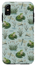 Load image into Gallery viewer, Frog and Dragonfly Pattern - Phone Case