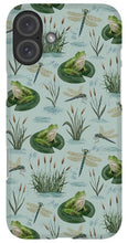 Load image into Gallery viewer, Frog and Dragonfly Pattern - Phone Case