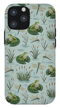 Load image into Gallery viewer, Frog and Dragonfly Pattern - Phone Case