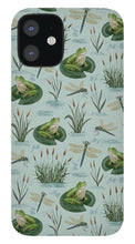 Load image into Gallery viewer, Frog and Dragonfly Pattern - Phone Case