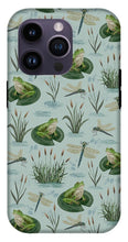 Load image into Gallery viewer, Frog and Dragonfly Pattern - Phone Case