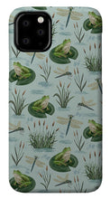 Load image into Gallery viewer, Frog and Dragonfly Pattern - Phone Case