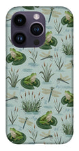 Load image into Gallery viewer, Frog and Dragonfly Pattern - Phone Case