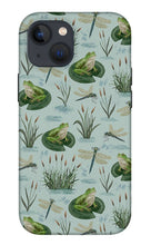 Load image into Gallery viewer, Frog and Dragonfly Pattern - Phone Case