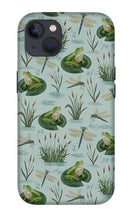 Load image into Gallery viewer, Frog and Dragonfly Pattern - Phone Case