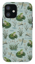 Load image into Gallery viewer, Frog and Dragonfly Pattern - Phone Case