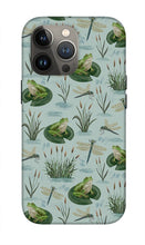 Load image into Gallery viewer, Frog and Dragonfly Pattern - Phone Case