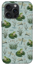 Load image into Gallery viewer, Frog and Dragonfly Pattern - Phone Case