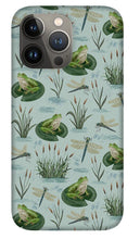 Load image into Gallery viewer, Frog and Dragonfly Pattern - Phone Case