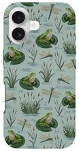 Load image into Gallery viewer, Frog and Dragonfly Pattern - Phone Case