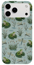 Load image into Gallery viewer, Frog and Dragonfly Pattern - Phone Case