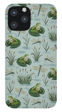 Load image into Gallery viewer, Frog and Dragonfly Pattern - Phone Case
