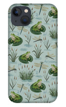Load image into Gallery viewer, Frog and Dragonfly Pattern - Phone Case