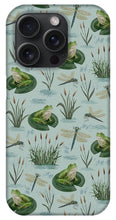 Load image into Gallery viewer, Frog and Dragonfly Pattern - Phone Case