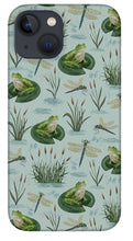 Load image into Gallery viewer, Frog and Dragonfly Pattern - Phone Case