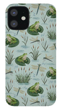 Load image into Gallery viewer, Frog and Dragonfly Pattern - Phone Case